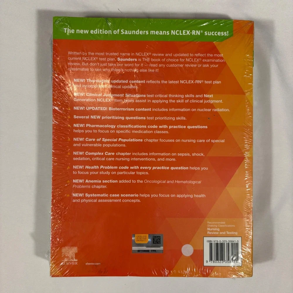 Saunders Comprehensive Review NCLEX RN Examination 8th Edition